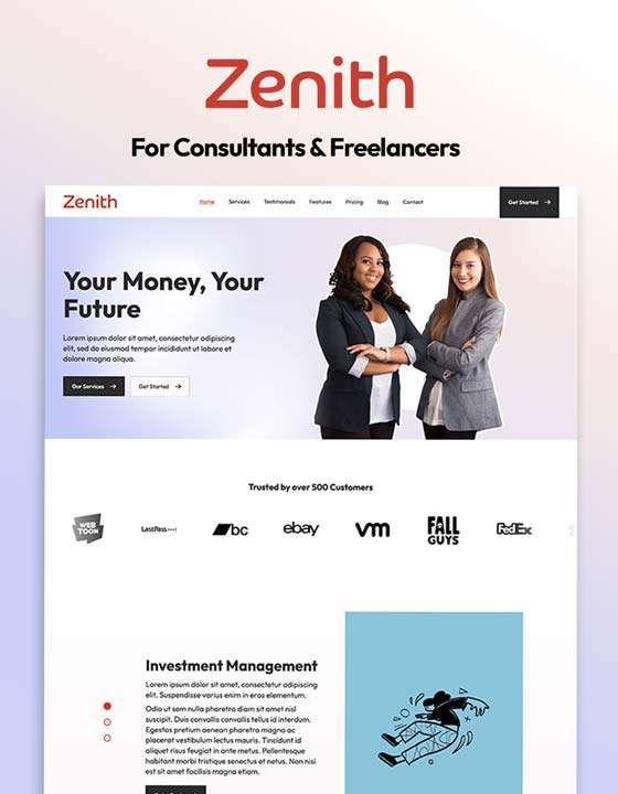 Zenith – Webflow Template